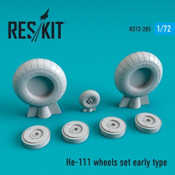 1/72 He-111 wheels set early type