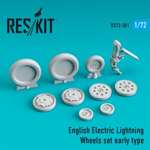 1/72 EE Lightning Wheels set early type