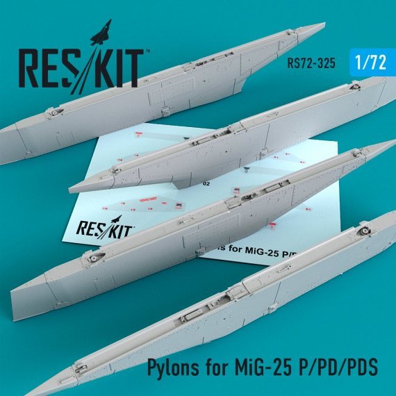 1/72 Pylons for MiG-25 P/PD/PDS