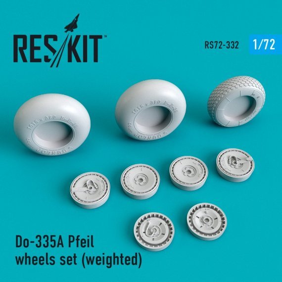 1/72 Do-335 B Pfeil wheels set