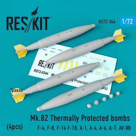 1/72 Mk.82 Thermally Protected bombs