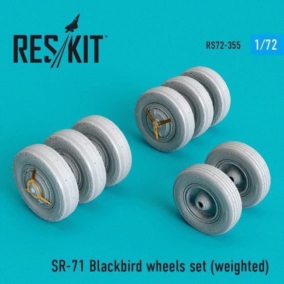 1/72 SR-71 Blackbird wheels set