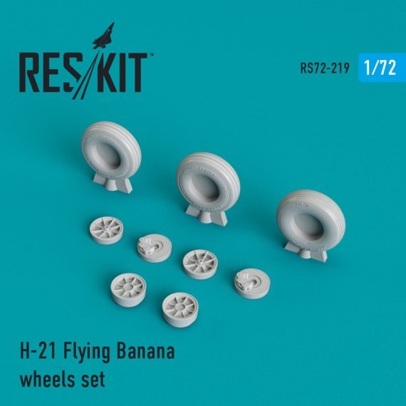 1/72 H-21 Flying Banana wheels