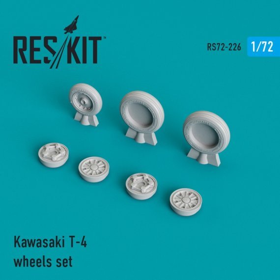 1/72 Kawasaki T-4 wheels