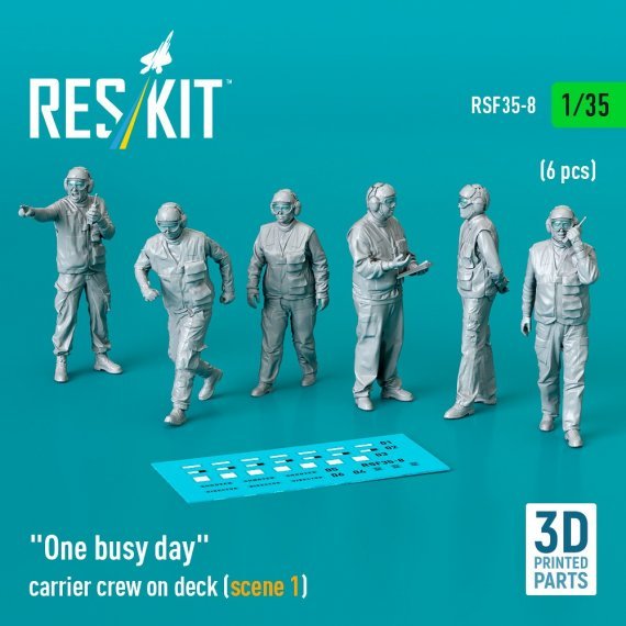 1/35 One busy day carrier crew on deck scene 1