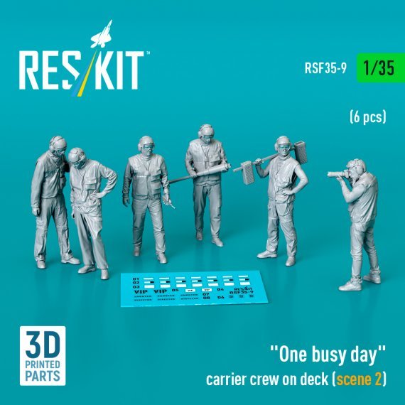 1/35 One busy day carrier crew on deck scene 2