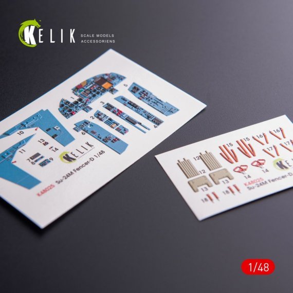 1/48 SU-24 interior 3D decals