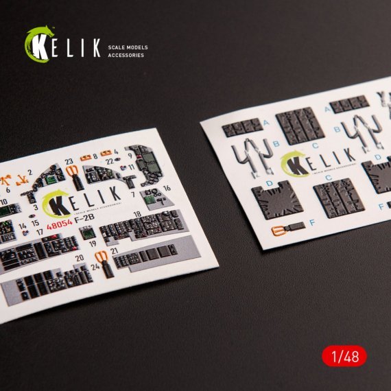 1/48 JASDF F-2B interior 3D decal