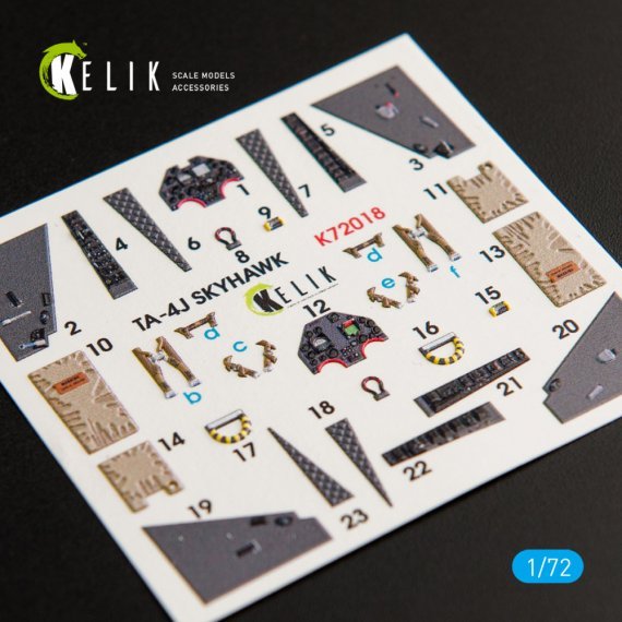 1/72 TA-4J Skyhawk interior 3D decal