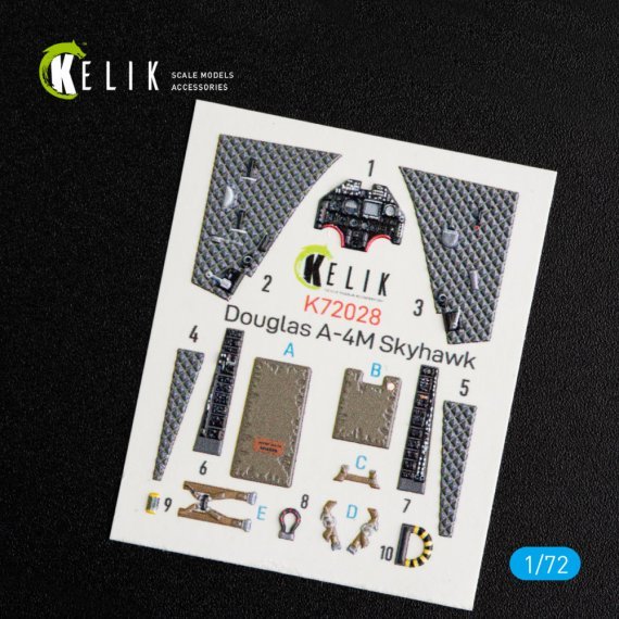 1/72 A-4M Skyhawk interior 3D decal