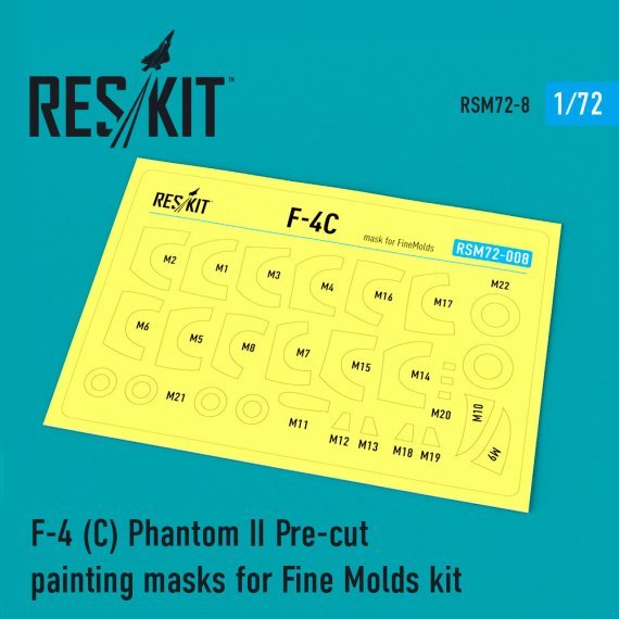 1/72 F-4 Phantom II Painting Masks