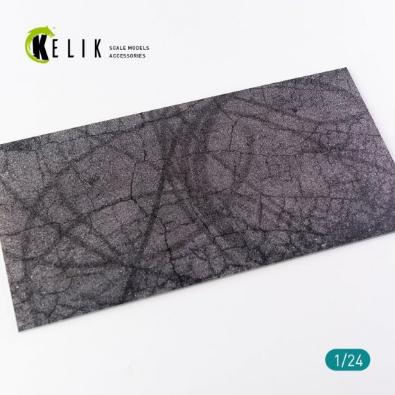 1/24 Cracked asphalt Base Acrylic