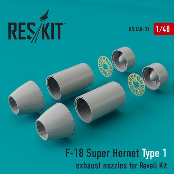 1/48 F-18 Super Hornet Type 1 exhaust nozzles