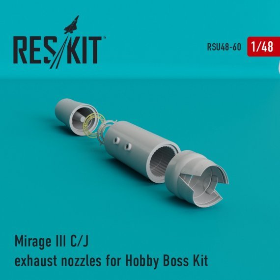 1/48 Dassault Mirage IIIC/J exhaust nozzles