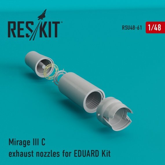 1/48 Dassault Mirage IIIc exhaust nozzles