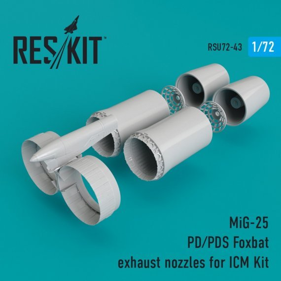 1/72 Mikoyan MiG-25PD/MiG-25PDS Foxbat exhaust nozzles