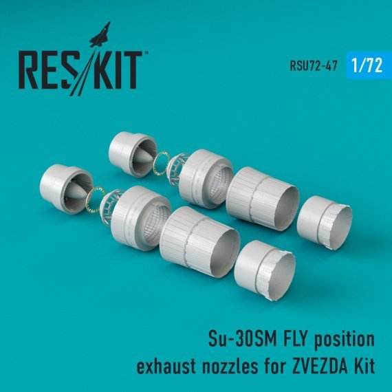 1/72 Sukhoi Su-30SM flying position exhaust nozzles