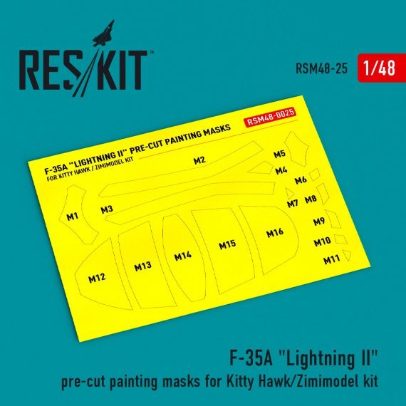 1/48 F-35A Lightning II paint.masks KITTY/ZIMI