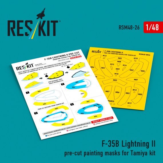 Malmasken F-35B Lightning II 1/48 Tamiya