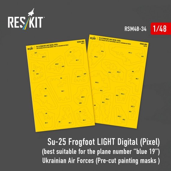 ResKit 1/48 Su-25 Frogfoot Masques Pixel Num�rique
