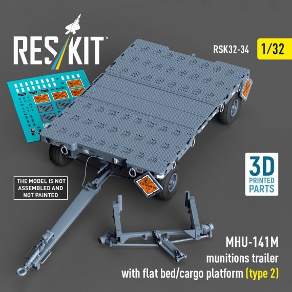 Reskit 1/32 MHU-141M Munitions Trailer Flat Bed