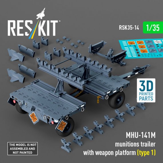 Reskit 1/35 MHU-141M Munitions Trailer Weapon Platform