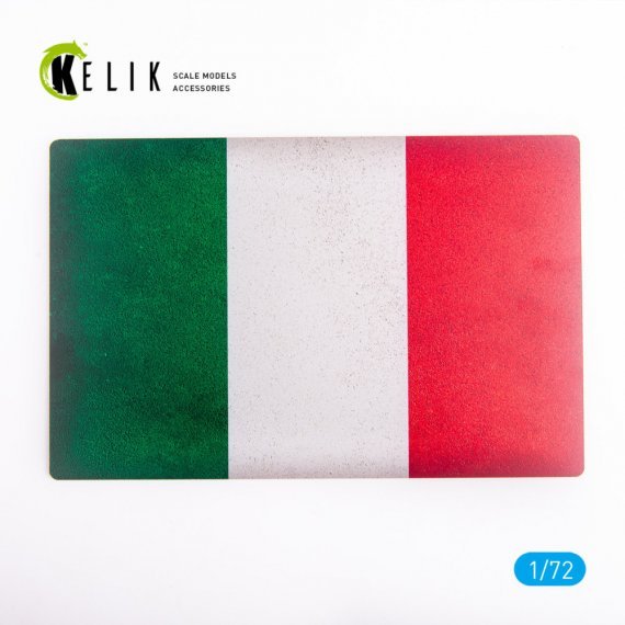 1/72 Italy Flag Base Acrylic 3 mm 280x180