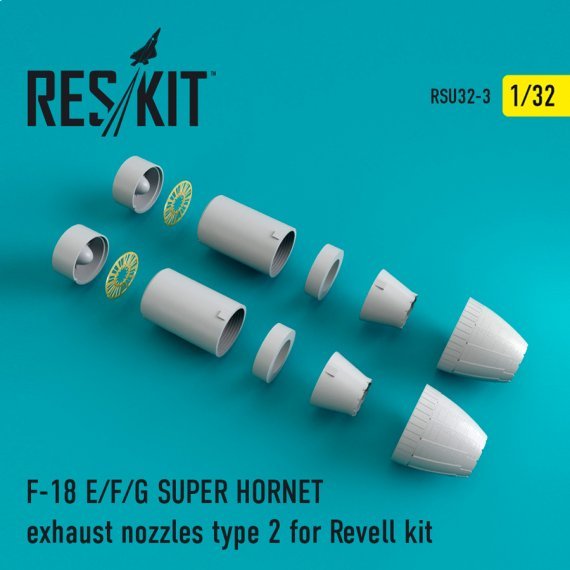 1/32 Boeing F/A-18E/F/A-18F/F/A-18G Super Hornet Type 2 exhaust