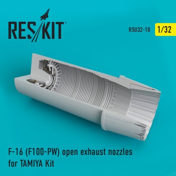 1/32 F-16 open exhaust nozzles