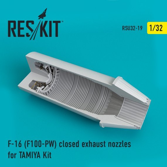 1/32 F-16 closed exhaust nozzles