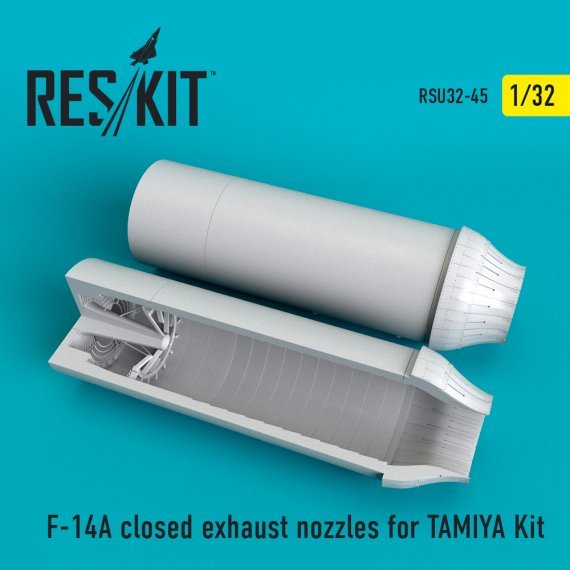 1/32 F-14A closed exhaust nozzles