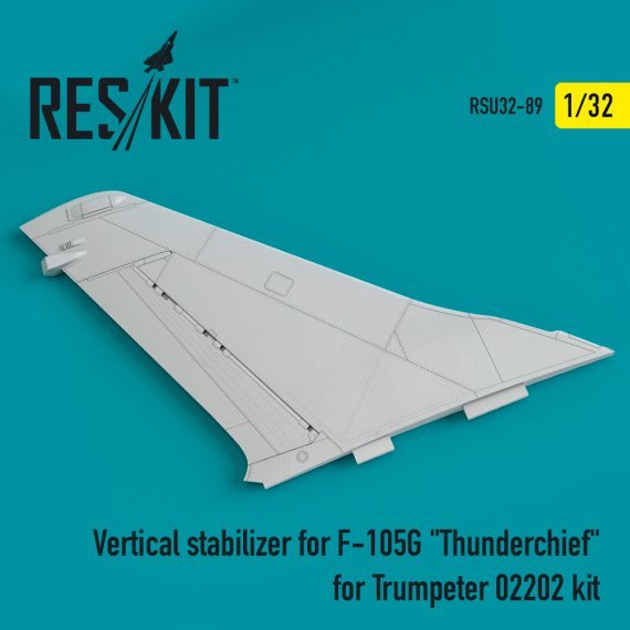 1/32 Vertical stabilizer for F-105G Thunderchief