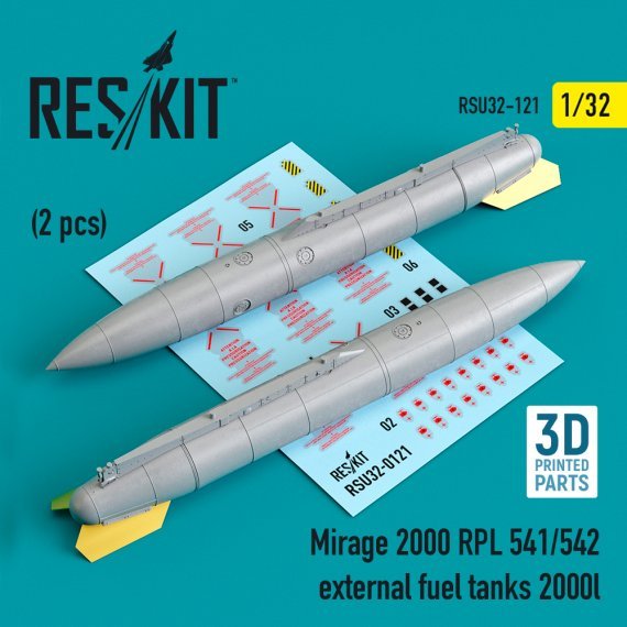 1/32 Dassault-Mirage 2000 Rpl 541/542 external fuel tanks 2000lt