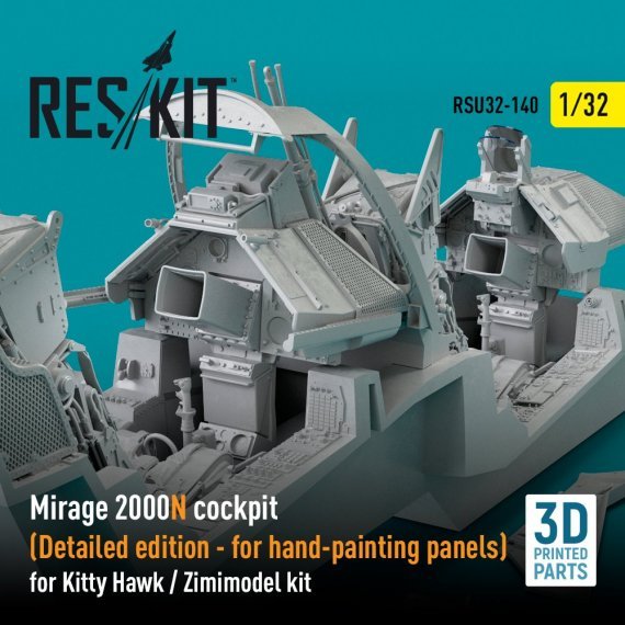1/32 Mirage 2000N cockpit Detailed edition for Kitty hawk