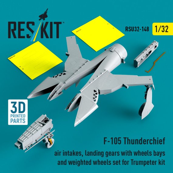 ResKit 1/32 F-105 Thunderchief Set Ext�rieur pour Trumpeter