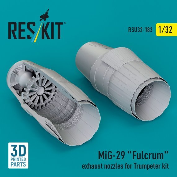 1/32 MiG-29 Fulcrum exhaust nozzles for Trumpeter