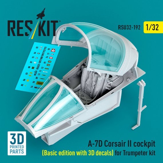 ResKit 1/32 A-7D Corsair II Cockpit Basic f�r Trumpeter