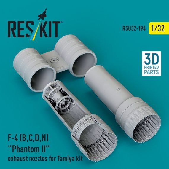 1/32 F-4 B, C, D, N Phantom II exhaust nozzles