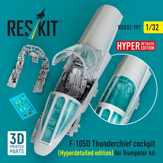 Reskit 1/32 F-105D Thunderchief Cockpit Hyperdetaill�