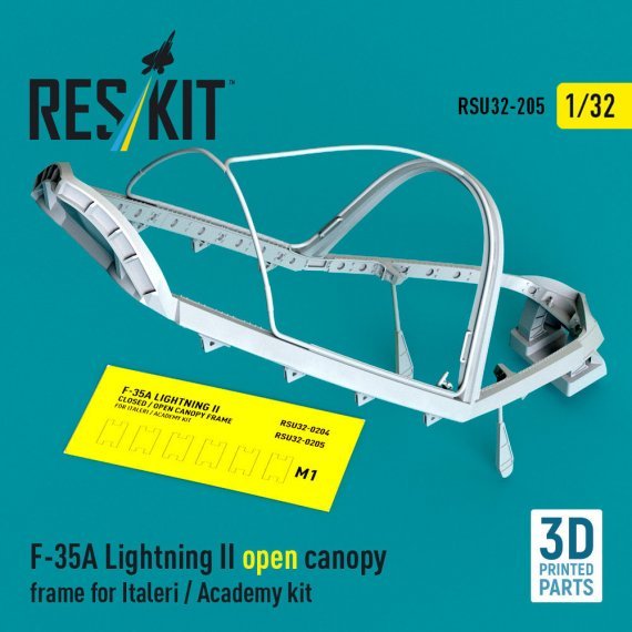 Reskit 1/32 F-35A Lightning II Offene Kanzel Italeri/Academy