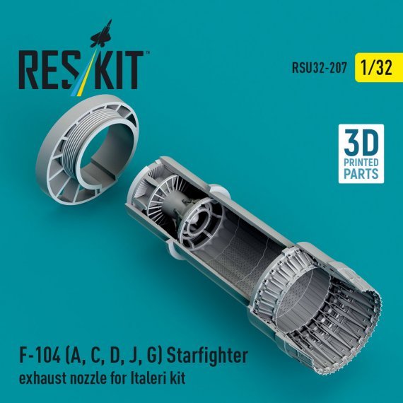1/32 F-104 A,C,D,J,G Starfighter exhaust nozzle for Italeri