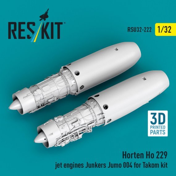 ResKit 1/32 Junkers Jumo 004 Triebwerke Ho 229