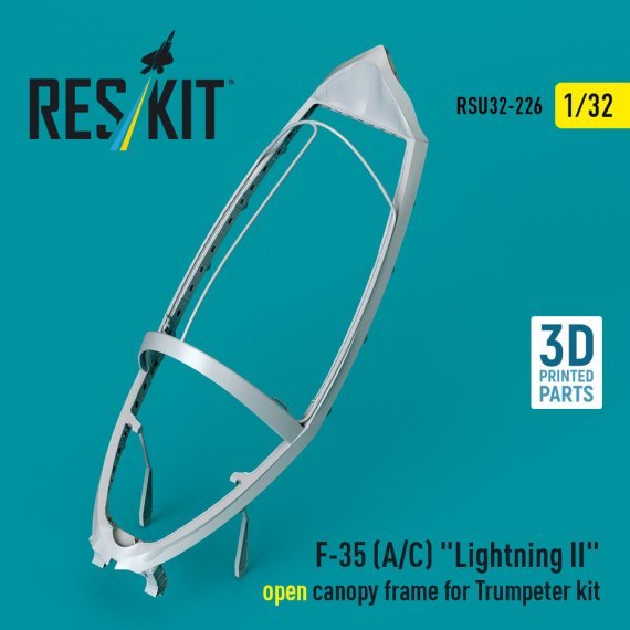 1/32 F-35 A/CLightning II open canopy for Trumpeter