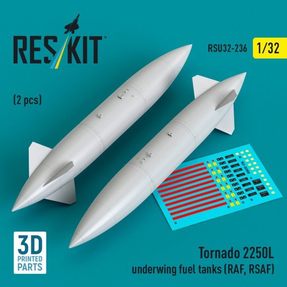 Reskit 1/32 Tornado 2250L Unterfl�geltanks RAF RSAF