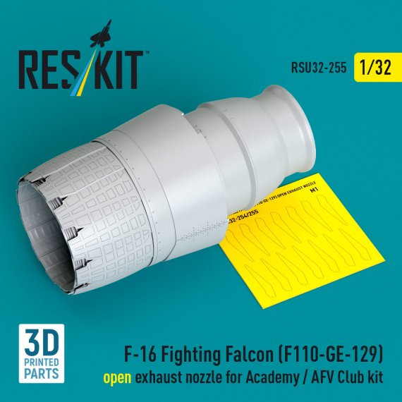 Reskit F-16 Fighting Falcon Tuy�re F100-GE-129 1/32