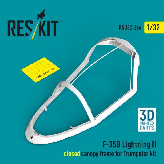 Reskit 1/32 F-35B Lightning II Canopy Frame Closed
