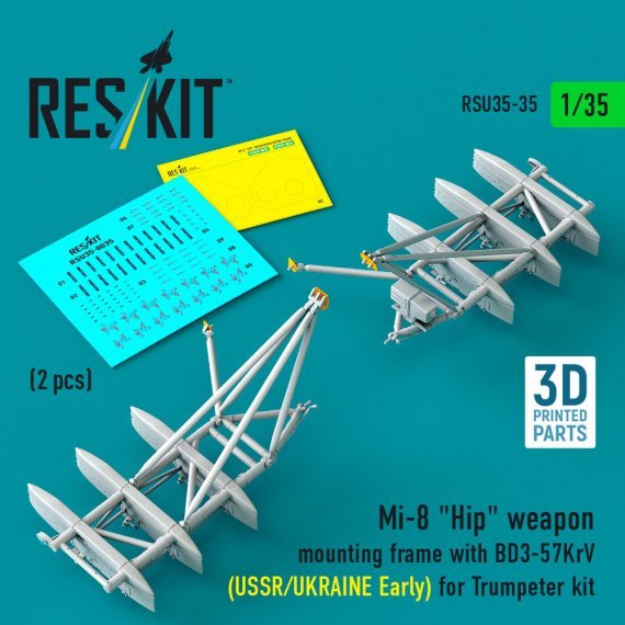 1/35 Mi-8 Hip weapon mount.fr.with BD3-57KrV early