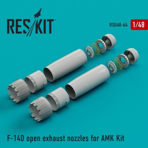 1/48 F-14D open exhaust nozzles