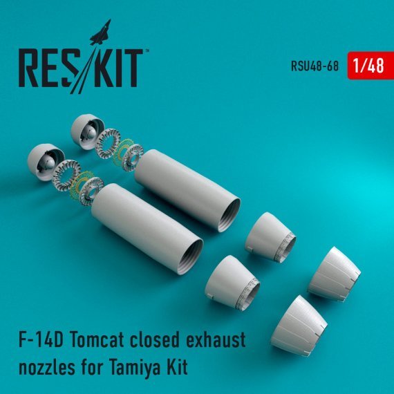 1/48 F-14D Tomcat closed exhaust nozzles