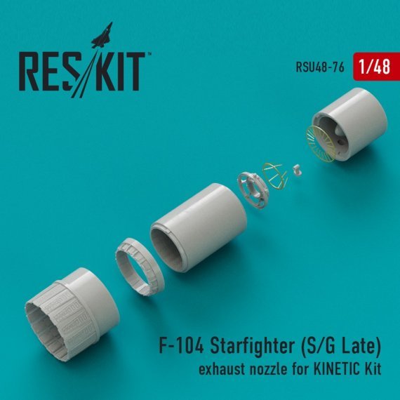 1/48 F-104G/S late Starfighter exhaust nozzle for Kinetic